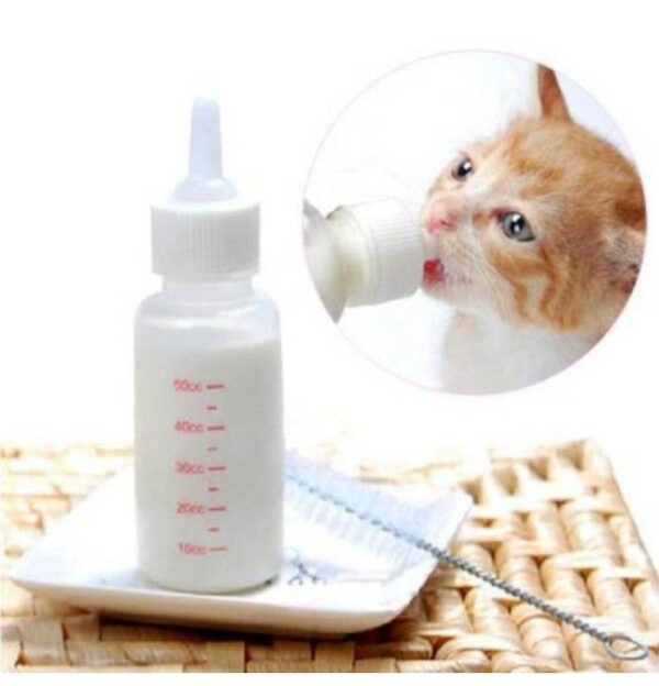 Pet Milk Bottle Pacifier Feeding Bottle Brush you chong Feeding Bottle Dogs And Cats Feeding Bottle Set - Image 2