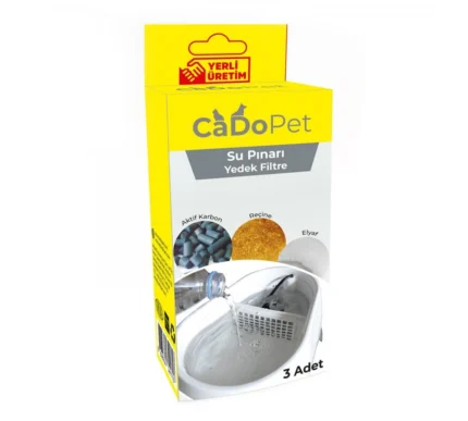 CadoPet Water Fountain Cartridge Filter 3 pcs