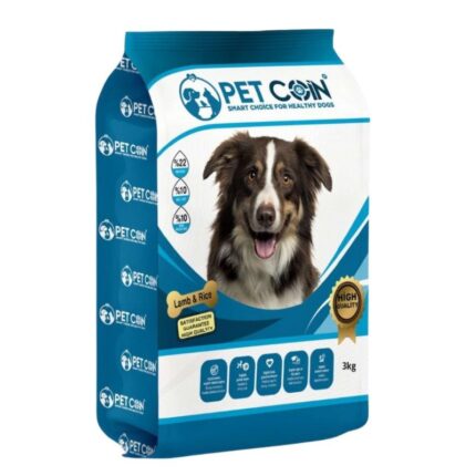 PetCoin Adult Dog Lamb & Rice 3kg
