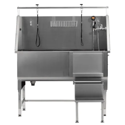 Aeolus Free Standing Economical Bathing Tub With Sliding Door Made From Gauge 18 1 2Mm 304 S S