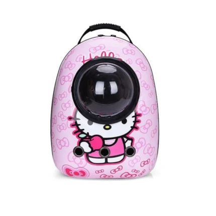 Woofy Hello Kitty Transparent Capsule Pet Travel Backpack 42X32 X29 Cm